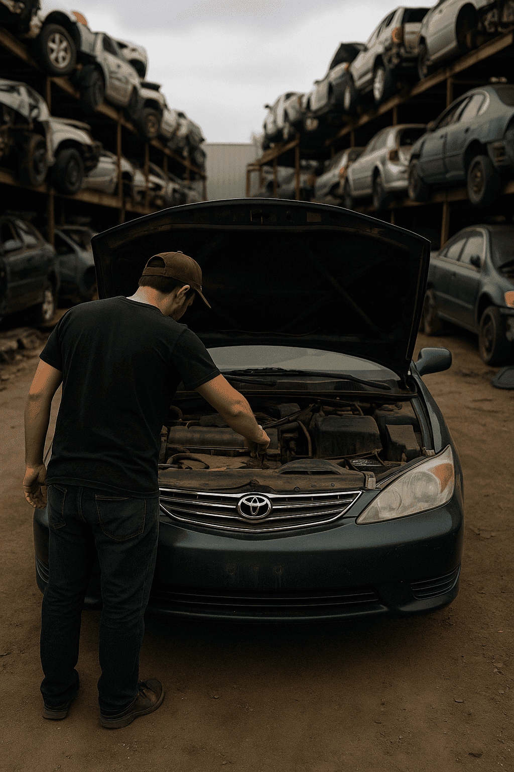 كيف تجد قطع كامري نادرة في تشليح اون لاين ؟