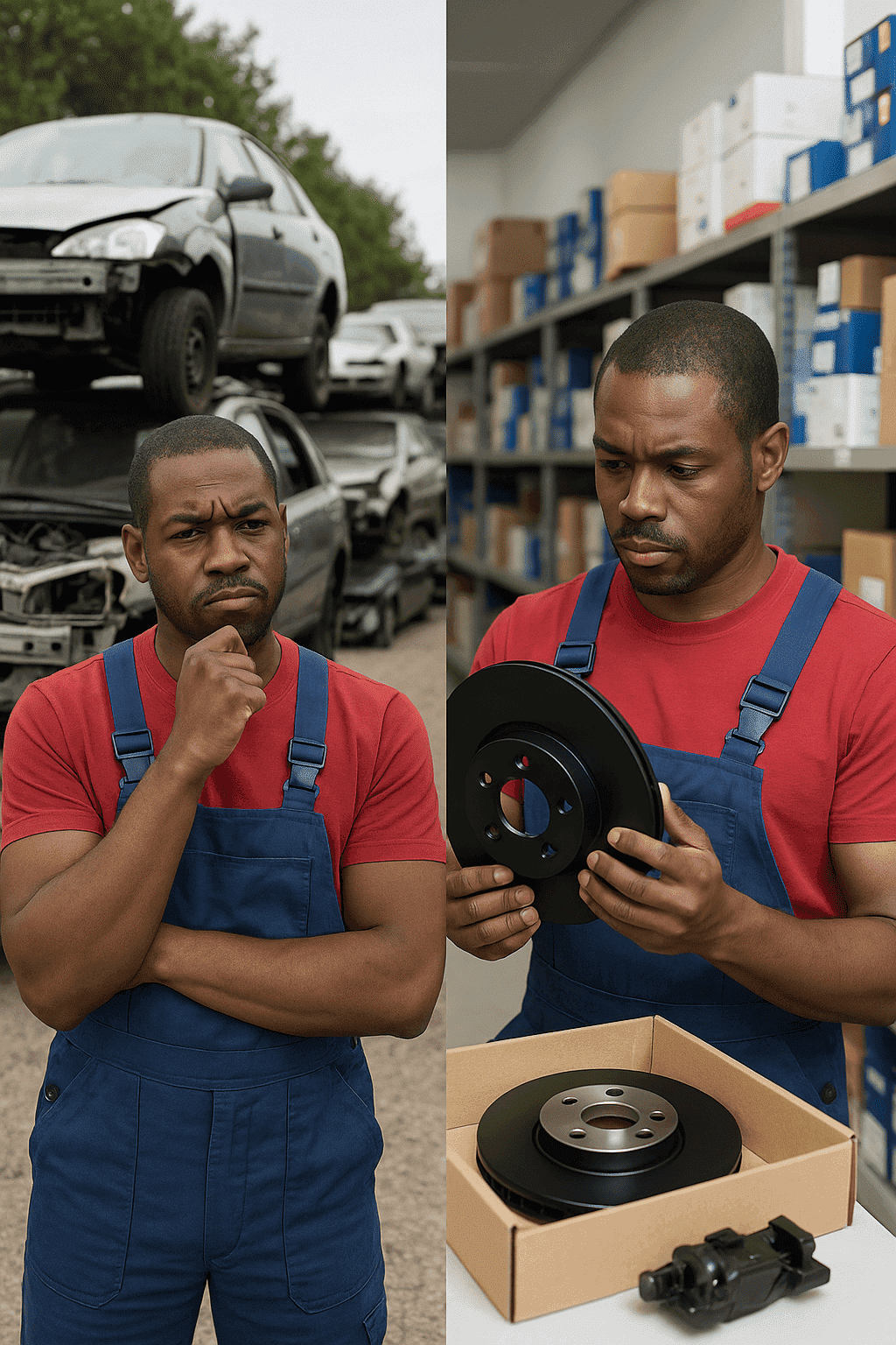 اجراءات بيع سيارة تشليح متى تختار ومتى تشتري قطع جديدة ؟