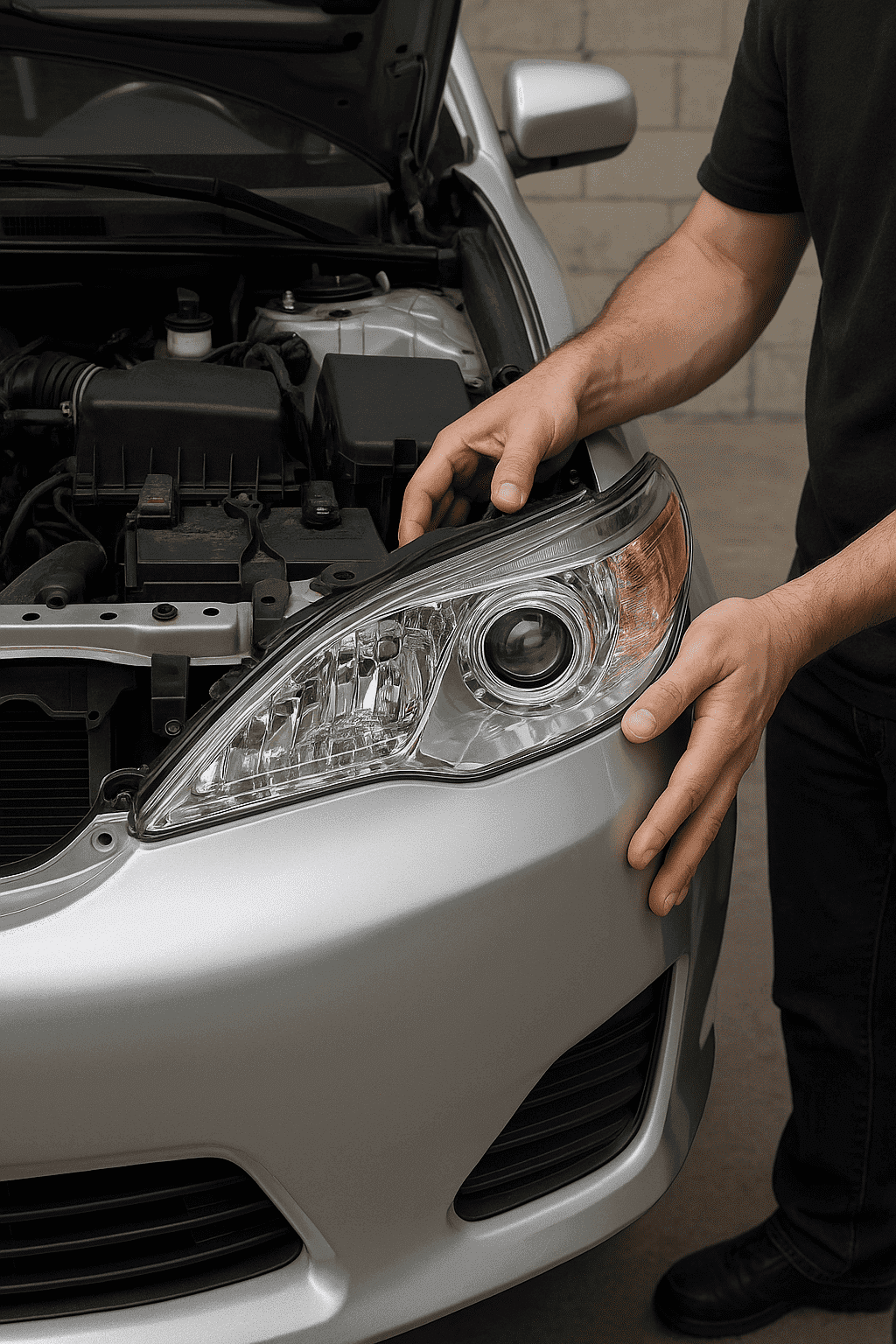 دليل تركيب انوار كامري 2019 من التشليح