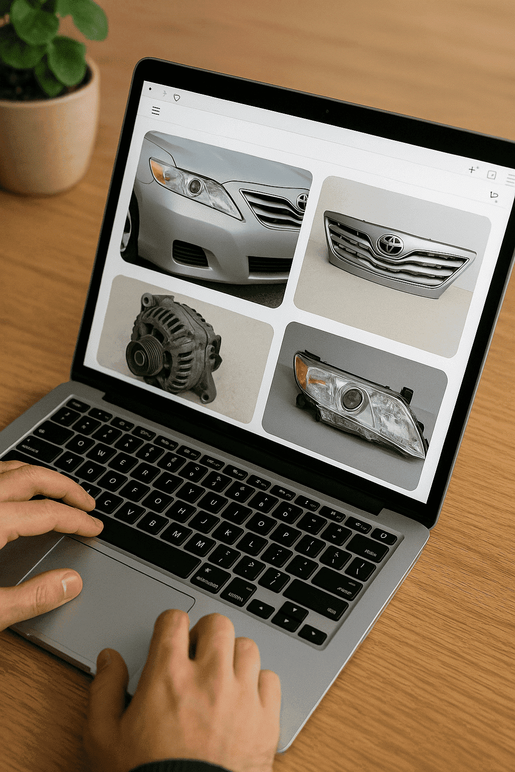 طريقة البحث عن قطع تشليح كورولا كامري نادرة عبر الإنترنت