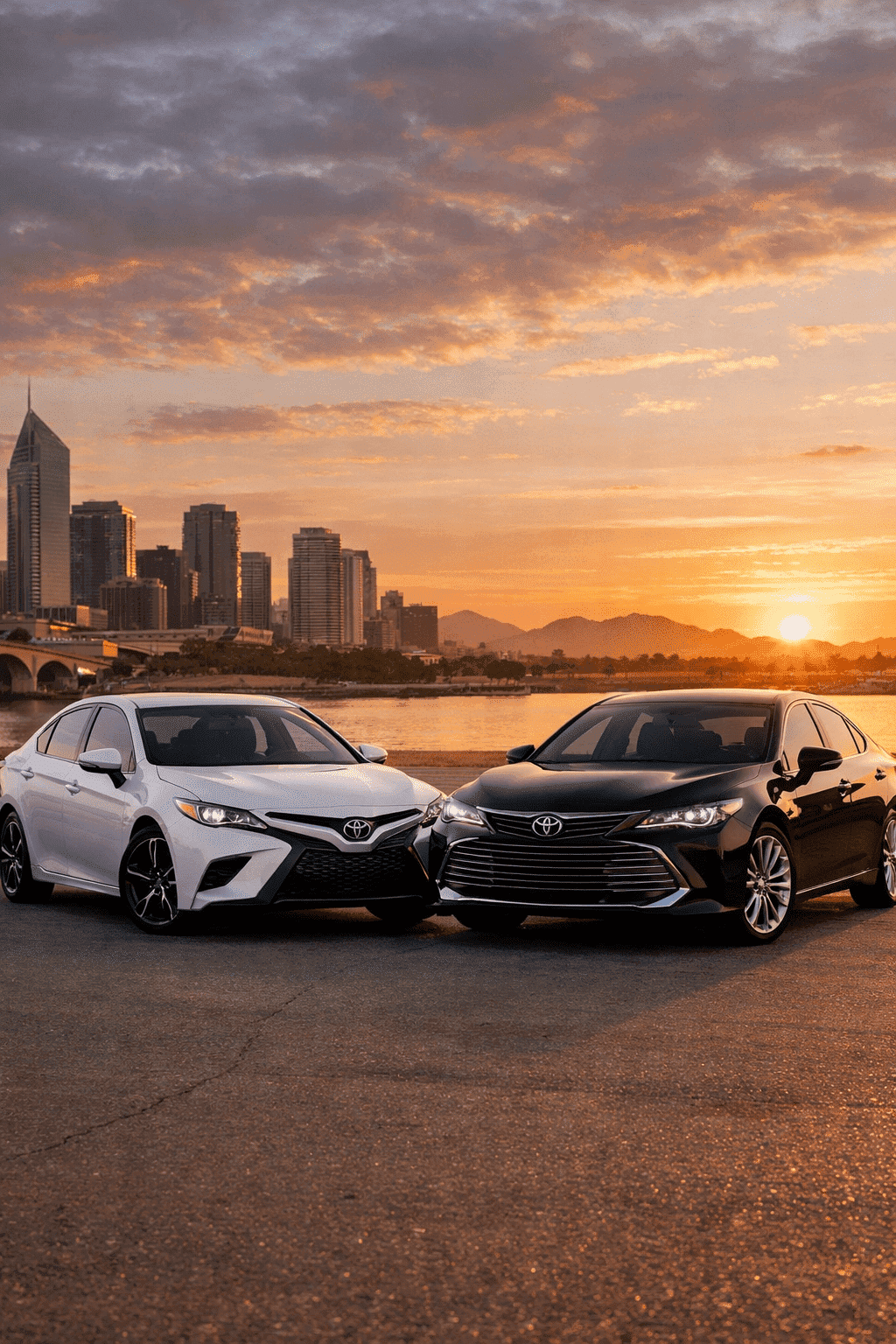 ايهما افضل الكامري ام الافالون - تشليح كامري